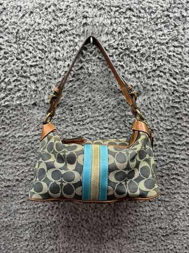 バッグ Coach Denim Signature Shoulder Bag y2k Coach Shoulder Bag Patchwork Denim Signature Y2K 10808 | eBay