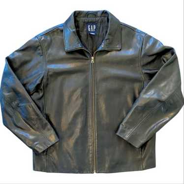 Vintage leather bomber gap jacket - Gem