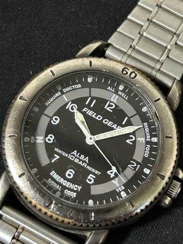 C579　アルバ　ALBA　FIELD GEAR　V051-6040　腕時計 稼働 SEIKO ALBA FIELDGEAR メンズ腕時計 全面夜光文字盤