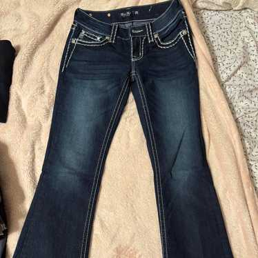 w*n様 Miss Me ブーツカットジーンズ 24 Y2K ヴィンテージ　未使 Miss Me Bootcut Low Rise Jeans - Gem