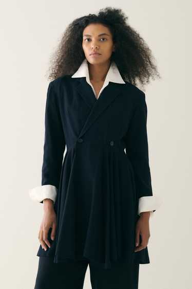 [Vintage] 90s asymmetry wool-Coat 日本製 Yohji yamamoto vintage 90s - Gem