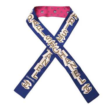 Chanel slim scarf silk - Gem
