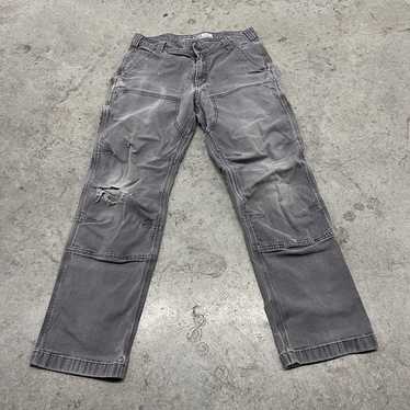 Distressed! carhartt double knee - Gem
