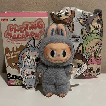 ぬいぐるみ Exciting Macaron Sea Salt Coconut Labubu The Monsters Exciting Macaron Vinyl Face Series Sea