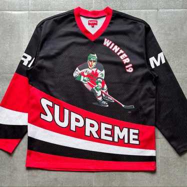 <お値下げ>Supreme Crossover Hockey Jersey Supreme Crossover Hockey Jersey Black Men's - FW19 - US