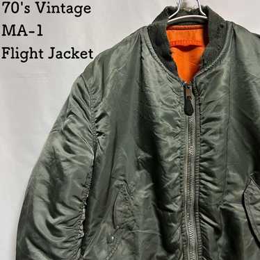 US エアフォース MA-1 50's U.S.AIR FORCE MA-1 フライトジャケット 黒タグ 1st 最初期
