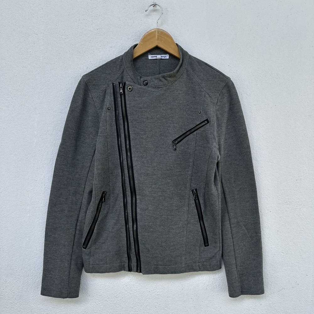 semanticdesign Semantic Design Asymetrical Zip Pu… - image 3