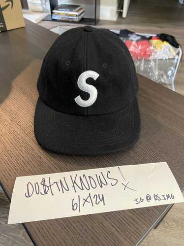 Supreme Wool S Logo 6-Panel キャップ 黒 Supreme Wool S Logo 6-Panel (FW19) - $54