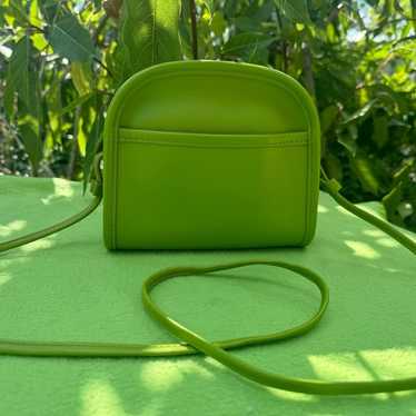 バッグ Vintage Coach shoulder bag leather green Vintage Rare Coach Large Green Leather Crossbody Shoulder