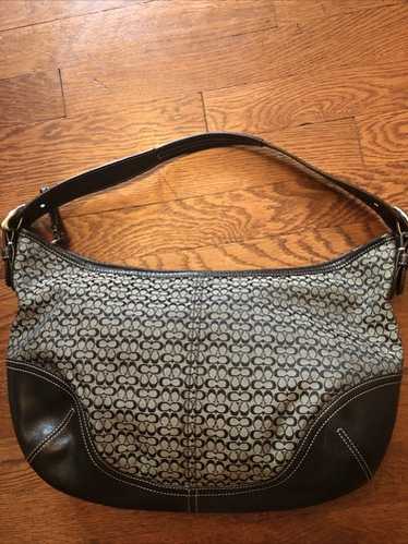 バッグ COACH Shoulder Bag Half Moon Signature COACH® | Luna Shoulder Bag In Signature Canvas