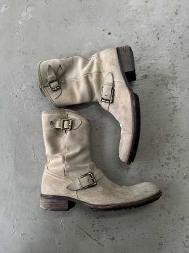 90’s alfredo BANNISTER Leather shoes Womens 'Alfredo Bannister' Leather Ankle Strap Shoes Made in