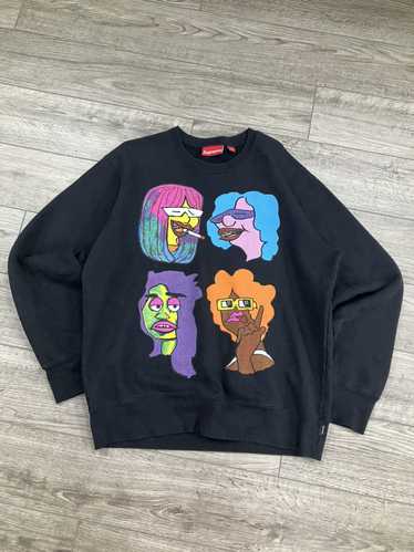 トップス Supreme gonz heads crewneck L Supreme Gonz Heads Crewneck (FW17) - $148