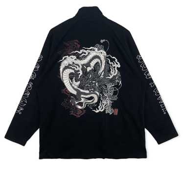 dog town BLACK DRAGON スカジャン X-LARGE RARE Vintage 90s Dog Town Black Dragon Sukajan Jacket Dog