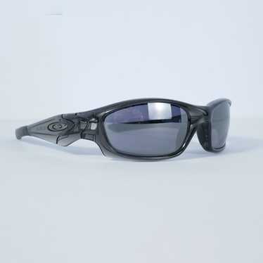 90s OAKLEY STRAIGHT JACKET ストレートジャケットUSA Standard Issue Straight Jacket® Grey Polarized Lenses, Matte