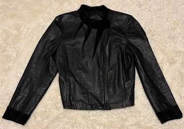 80s short leather jacket - Gem