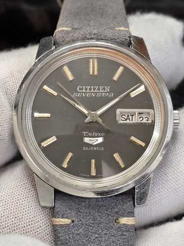 時計 CITIZEN SEVEN STAR DELUXE 23 JEWELS Citizen Seven Star Deluxe 23 Jewels case no.00102769 , made