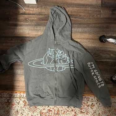 Broken planet zip up - Gem