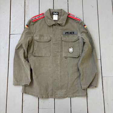 ジャケット・アウター DOLCE&GABBANA Cut off Military P Coat Dolce & gabbana military - Gem