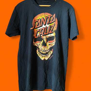 90s-00s Santa Cruz Tシャツ　nhs 黒タグ　スケート　スカル 90s-00s Santa Cruz Tシャツ nhs 黒タグ スケート スカル