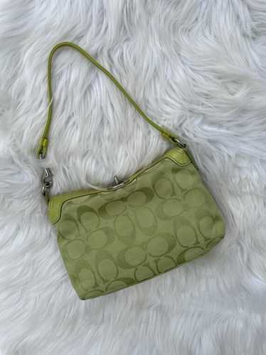 バッグ Coach Signature Shoulder mini Bag Y2K MINT Coach Y2K Soho Brown Sig Mini C's Small Buckle Flap