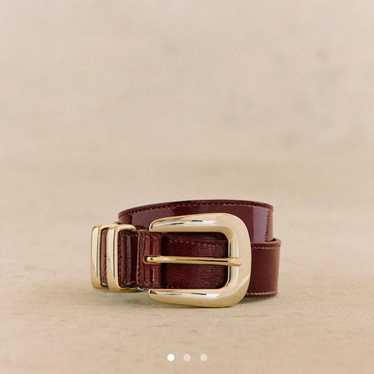 SÉZANE ブラウンレザーベルト ゴールドバックル Ready-to-wear, Leather Goods, Accessories and Fragrance