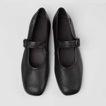 バレエ CAMPER leather ballet shoes Camper Right Leather Ballerina Shoes | Black | FARFETCH