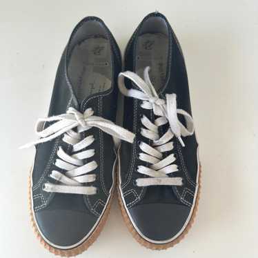 新品　PF-FLYERS センターＬＯ（検索コンバース、スタンスミス） The 1993 Center High-Top Black Canvas Sneakers Inspired by