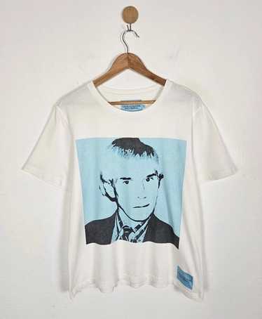 カルバンクライン　アンディウォーホルプリント ホワイトTシャツ カルバンクライン アンディウォーホルプリント ホワイトTシャツ