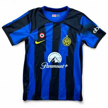 Nike Inter Milan シャツ 青/黒 ストライプ Nike Inter Milan Training Top 2019/20 - Blue/Black