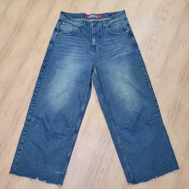 ガラスの少年さん専用jaded London jeans ☆海外限定☆JADED LONDON WASHED BUSTED COLOSSUS JEANS 青/黒