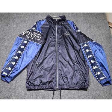 Kappa ミドラージャケットX LARGE 白/青 Kappa ミドラージャケットX LARGE 白/青 Kappa ミドラー