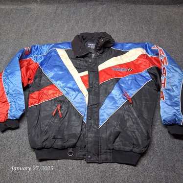 old “TEAM YAMAHA” nylon racing jacket 青白 Vintage Yamaha Racing Team Jacket - Etsy