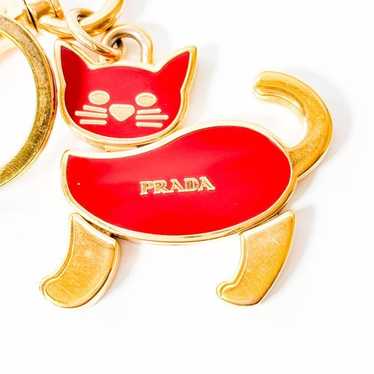 プラダ　チャーム　キャット 楽天市場】PRADA プラダ チャーム ネコ 猫 ロゴ バッグチャーム