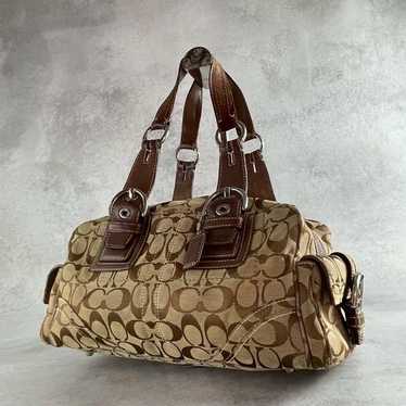 vintage coach mini Boston soho ミニボストン 極美品 vintage coach old soho mini Boston - メルカリ