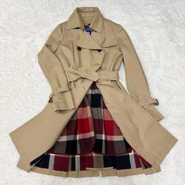 BURBERRY BLUE LABEL ダッフルコート サイズ38 ベージュ 中古・古着通販】BURBERRY BLUE LABEL (バーバリーブルー
