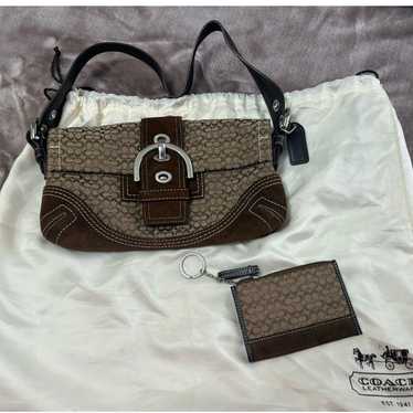 バッグ Coach Soho Signature Shoulder Bag suede Coach soho suede shoulder - Gem