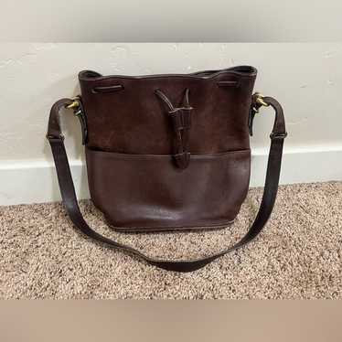 Vintage coach drawstring bucket - Gem