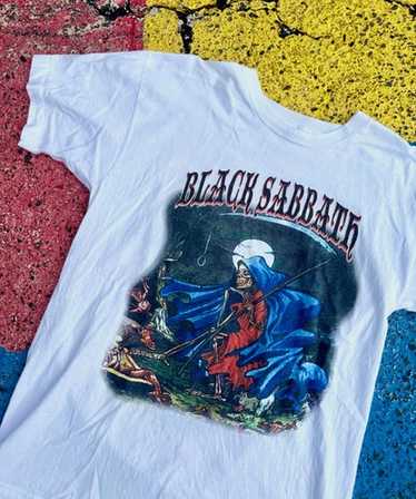 ミュージシャン 90s Ozzy Osbourne vintage black sabbath Vintage 90s Ozzy Osbourne Metal Black T Shirt Medium Ozzy