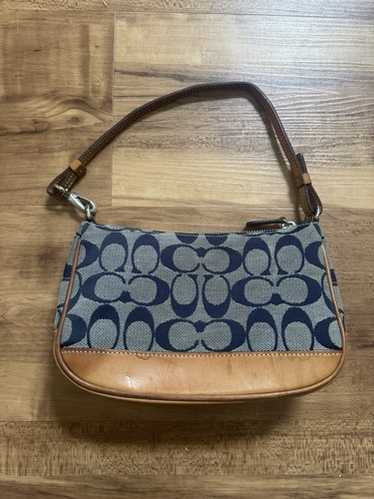 バッグ Coach Brown Signature mini pouch Coach demi pouch mini - Gem