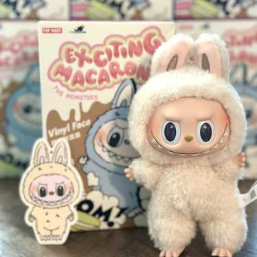 ぴ*ぴ様 POPMART ExcitingMacaron soymilk ラブブ Pop Mart Labubu The Monsters Exciting Macaron Soymilk Vinyl