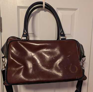 バッグ FRED PERRY 90s PU Leather Boston Bag Fred Perry 90s PU Leather Boston Bag