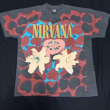 NIRVANA heart shaped box Tシャツ　クレイジージャーニー Nirvana Heart Shaped Box T-Shirt / Sz L This the one y'all