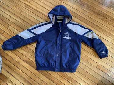 STARTER COWBOYS フード付きジャケット Lサイズ Vintage 90s NFL Starter Dallas Cowboys Full Zip Hooded