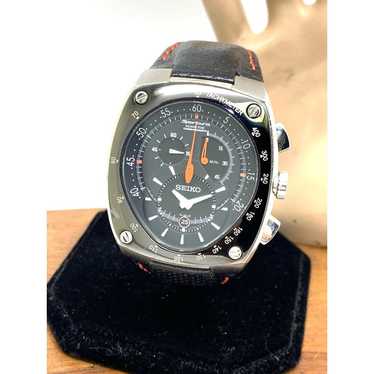 時計 SEIKO SPORTURA spc039p2(7T85-0AA0) SEIKO Men's SPC039P2 Sportura Flyback Chronograph Grey Dial