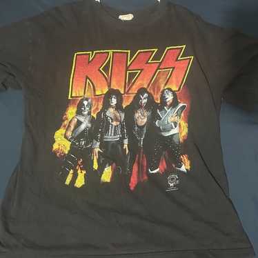 ミュージシャン KISS ALIVE WORLDWIDE TOUR TEE 1996-1997 Men's KISS Alive/Worldwide '96-'97 Tour T-Shirt – KISS Addiction