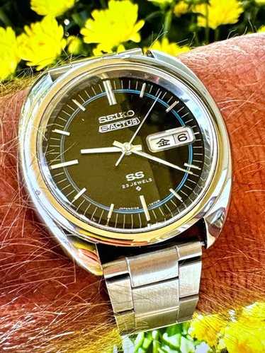 SEIKO 5ACTUS SS 23JEWELS 6106-8690 シルバー Vintage Seiko 5 ACTUS SS 23 jewels watch. Automatic Men's