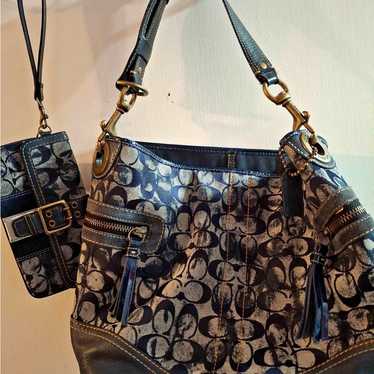 Vintage coach denim bag - Gem