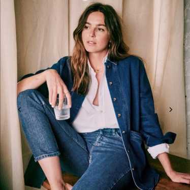 SÉZANE デニムジャケット サイズ34 ブルー 青 インディゴ Buy Sezane Will Denim Jacket Blue - Wonder Jackets
