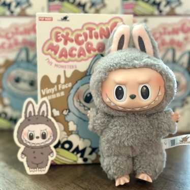 【正規品】Labubu Exciting Macaron Sesame Bean Pop Mart Labubu The Monsters Exciting Macaron Sesame Bean