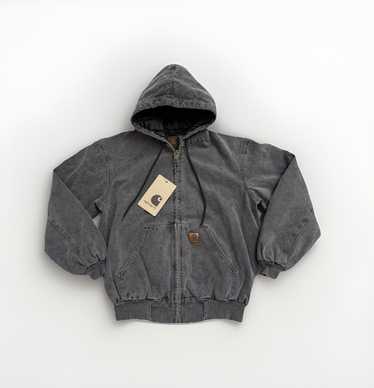 Carhartt Active jacket j130 レアカラー 希少 CARHARTT J130 Men's 2XL Green Washed Duck Quilted Lined
